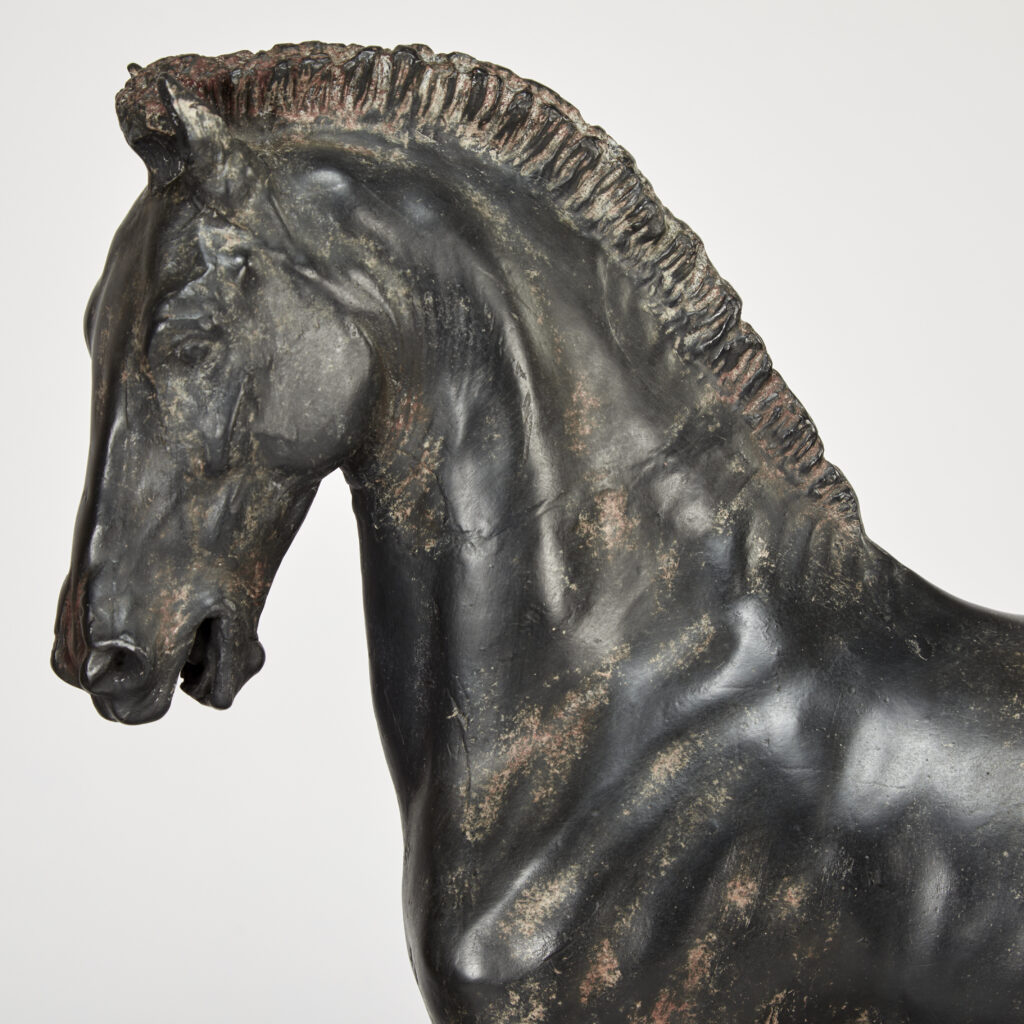 Standing Horse on Plinth