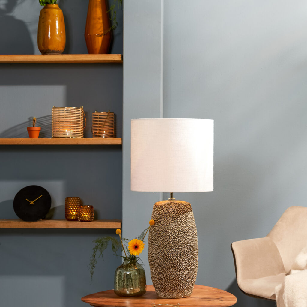 Kimberley Small Lamp Base | Taupe