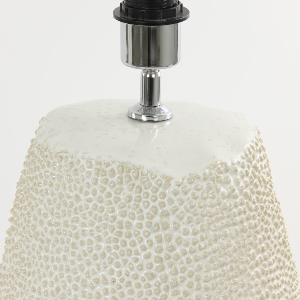 Kimberley Large Lamp Base | Cream Ceramic