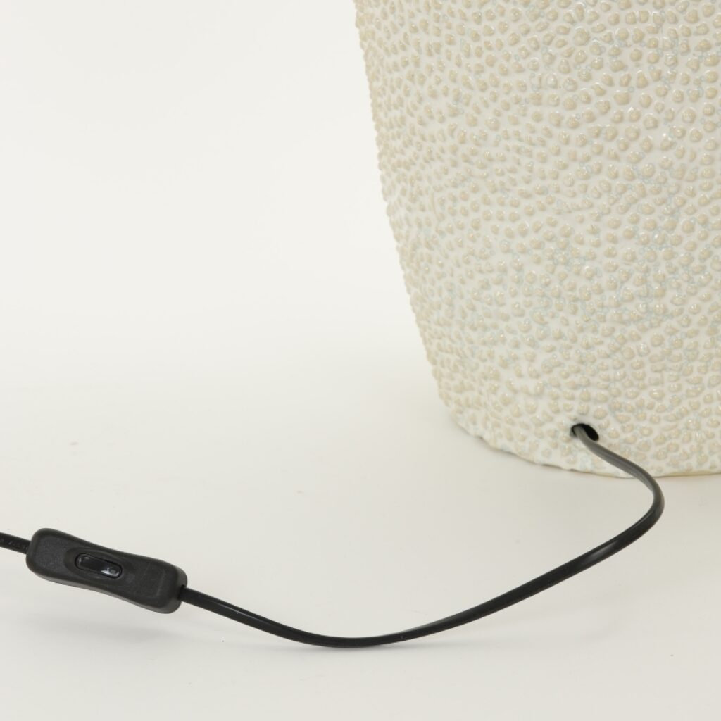 Kimberley Large Lamp Base | Cream Ceramic
