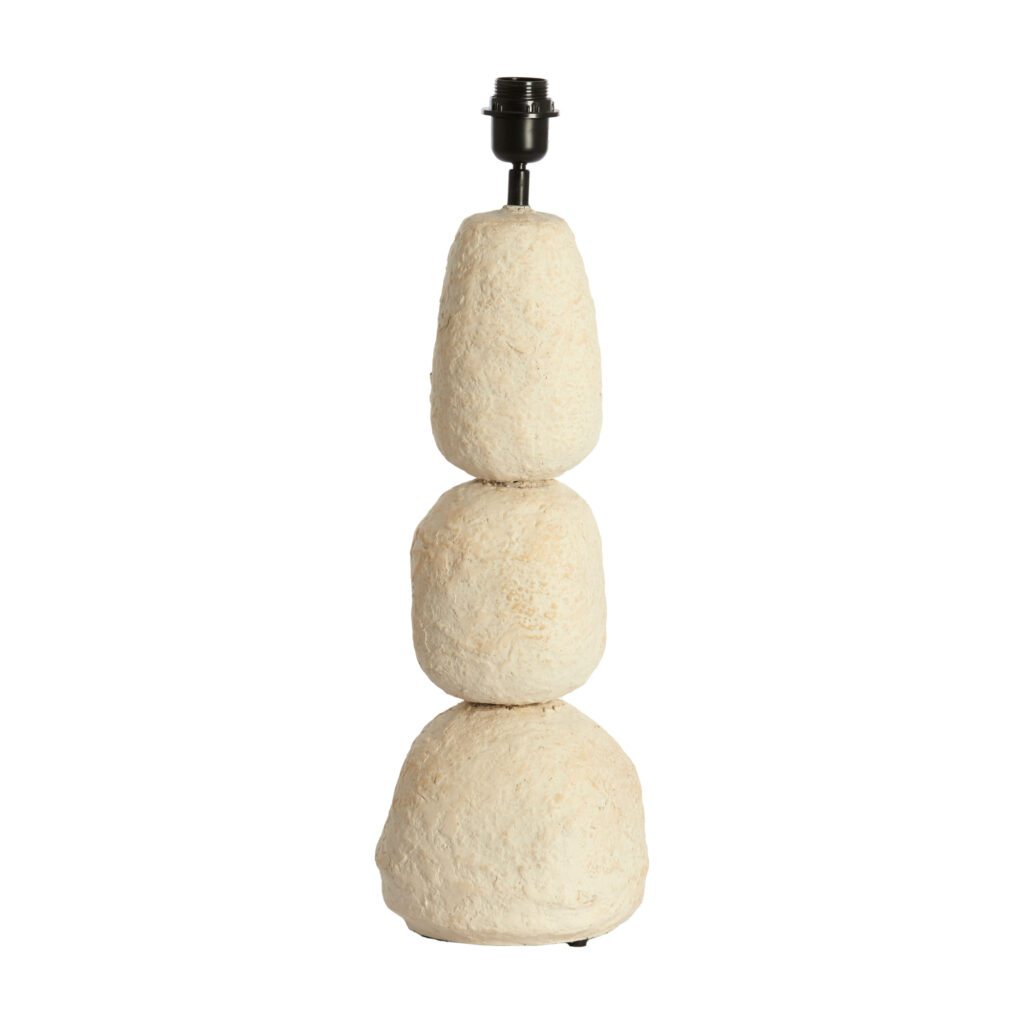 Marree Medium Lamp Base | Chalk White