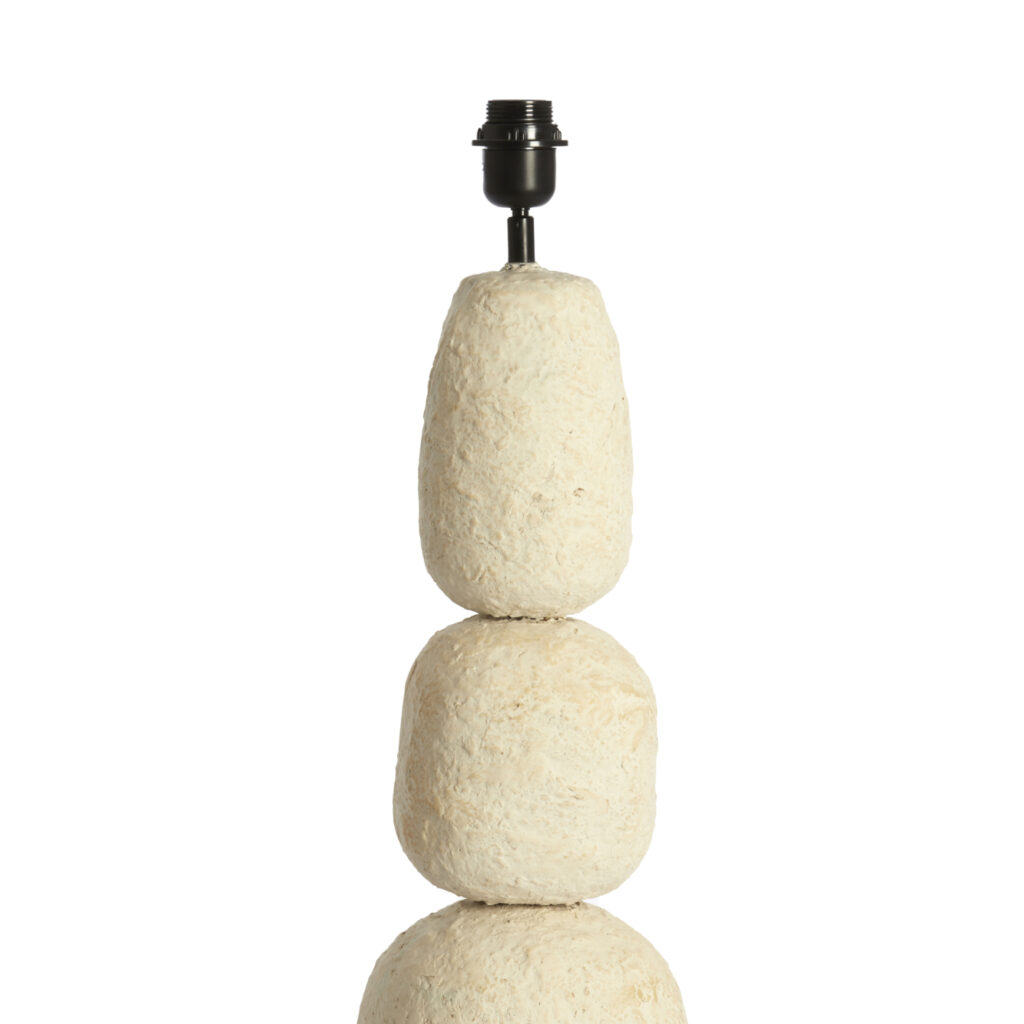 Marree Medium Lamp Base | Chalk White