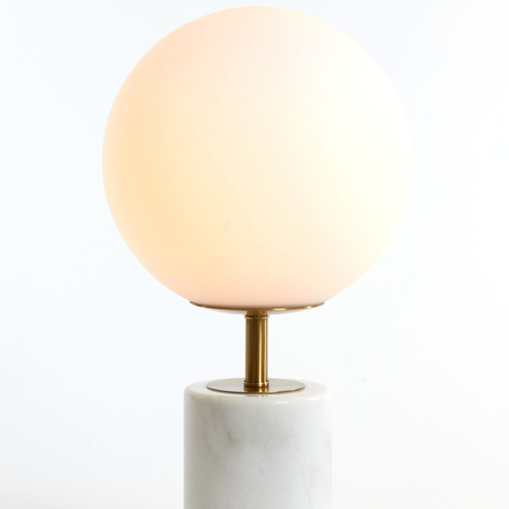 Medina Table Lamp | White Marble