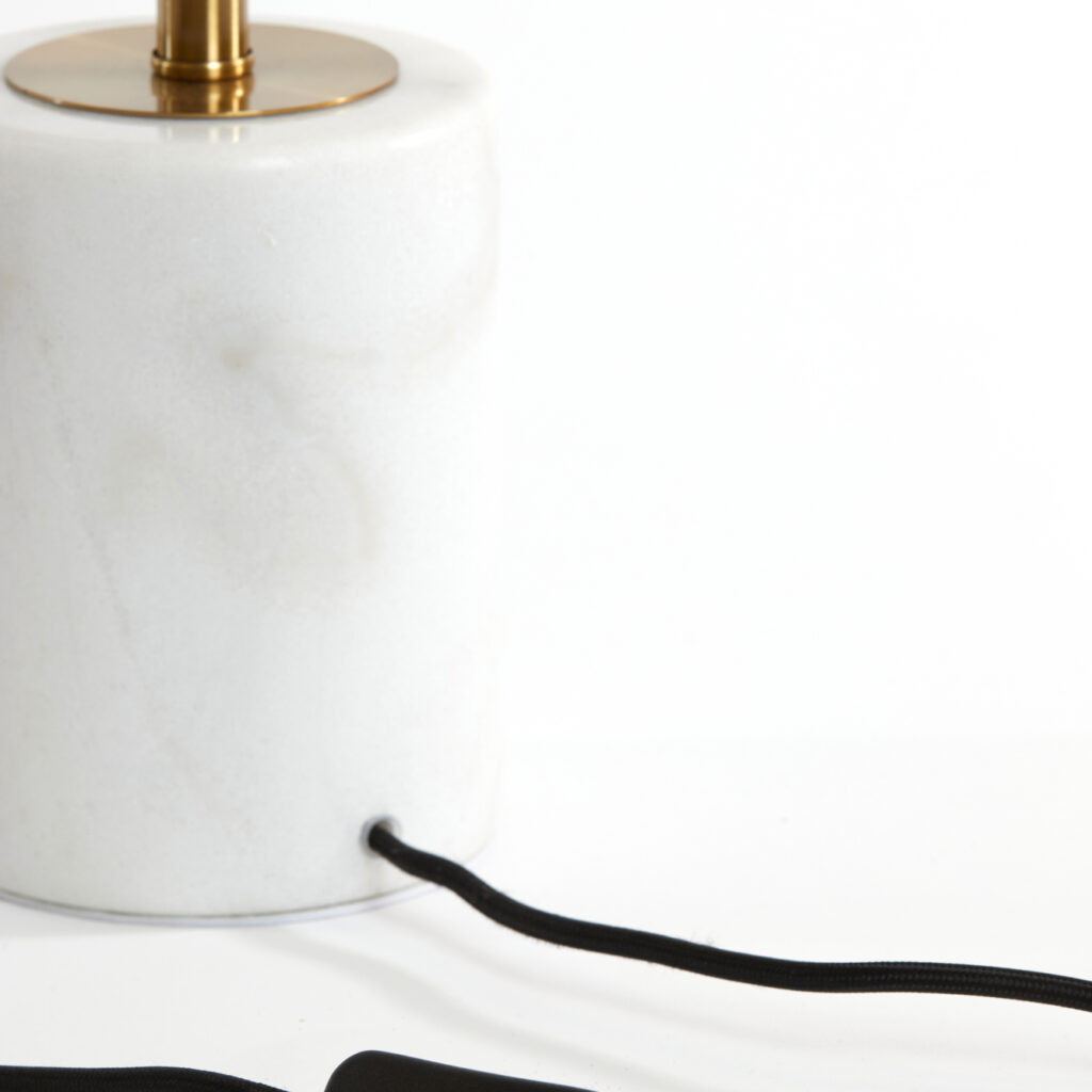 Medina Table Lamp | White Marble