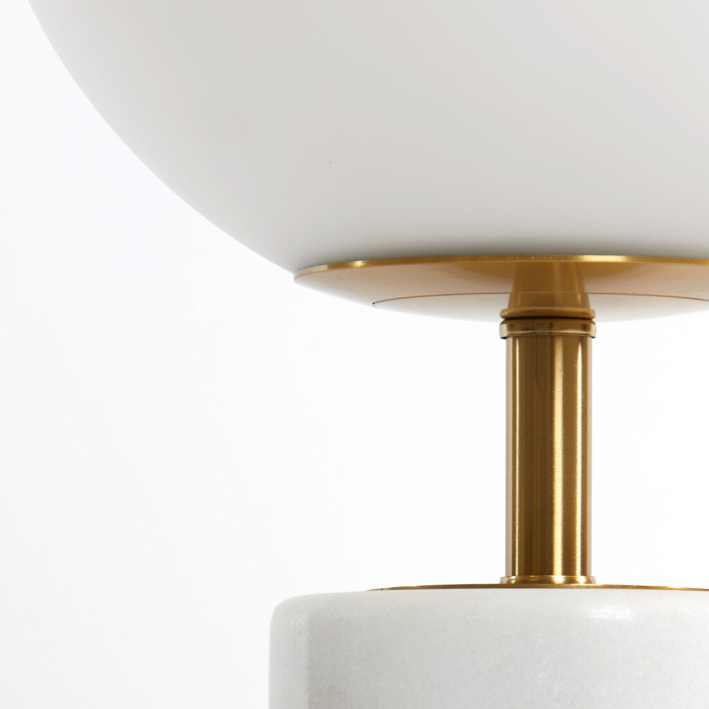 Medina Table Lamp | White Marble