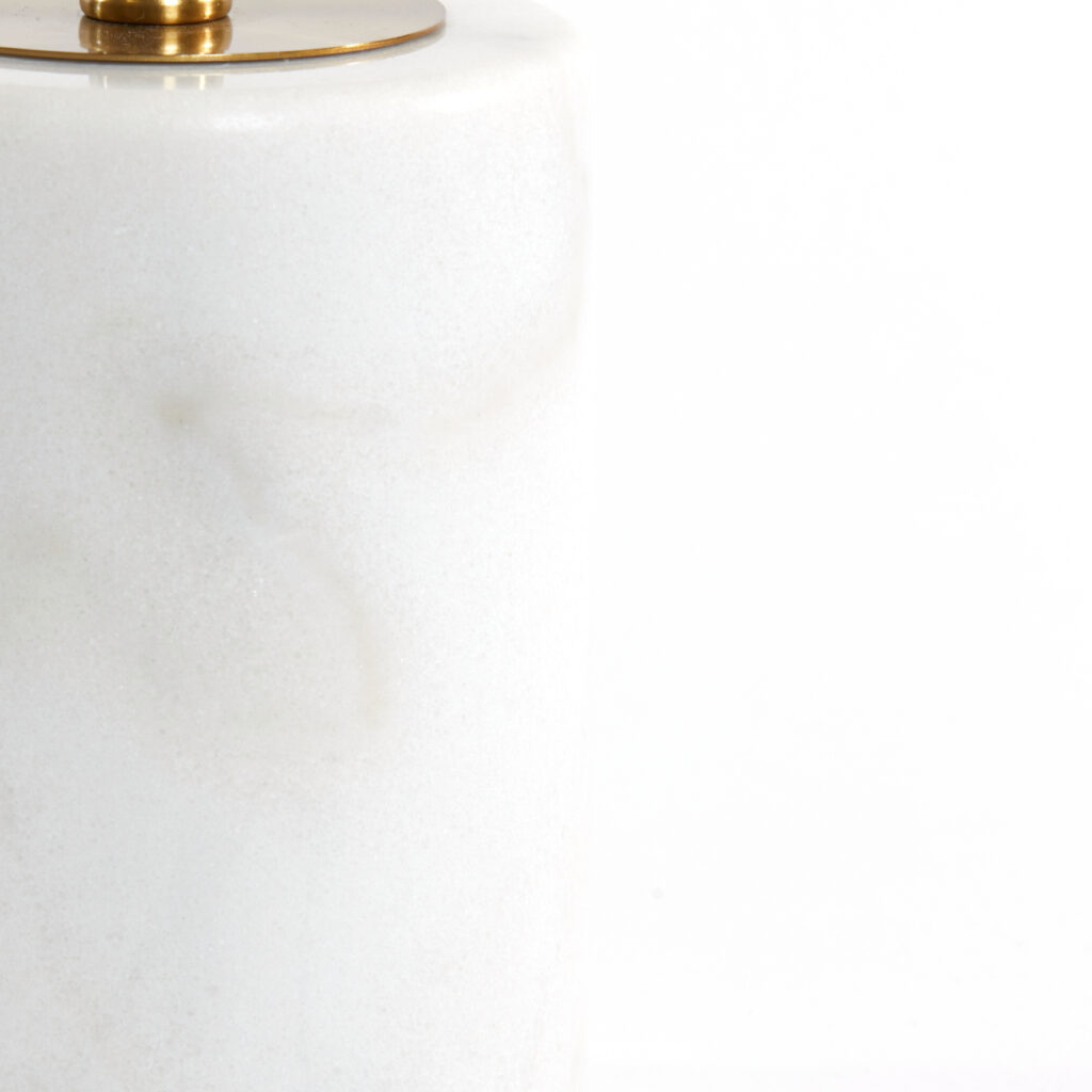Medina Table Lamp | White Marble