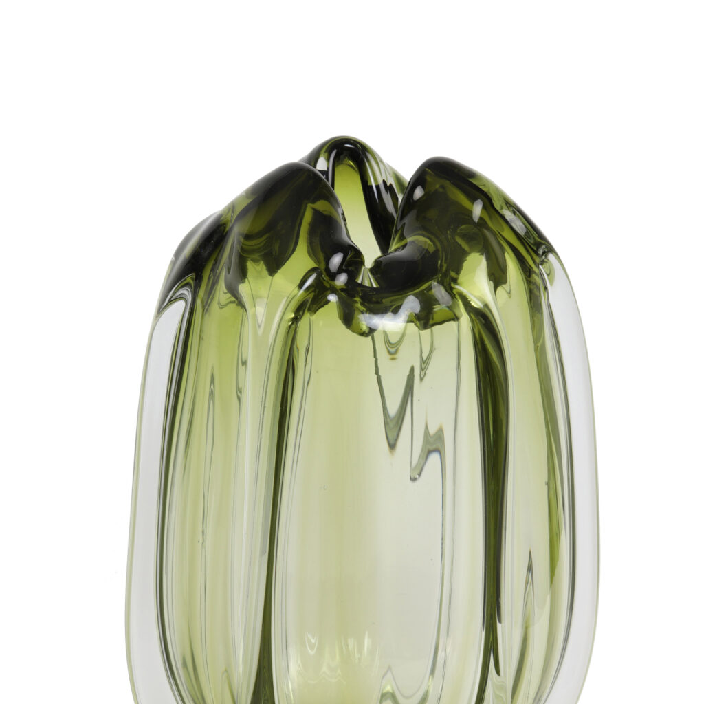 Murela Glass Object 300 | Olive Green