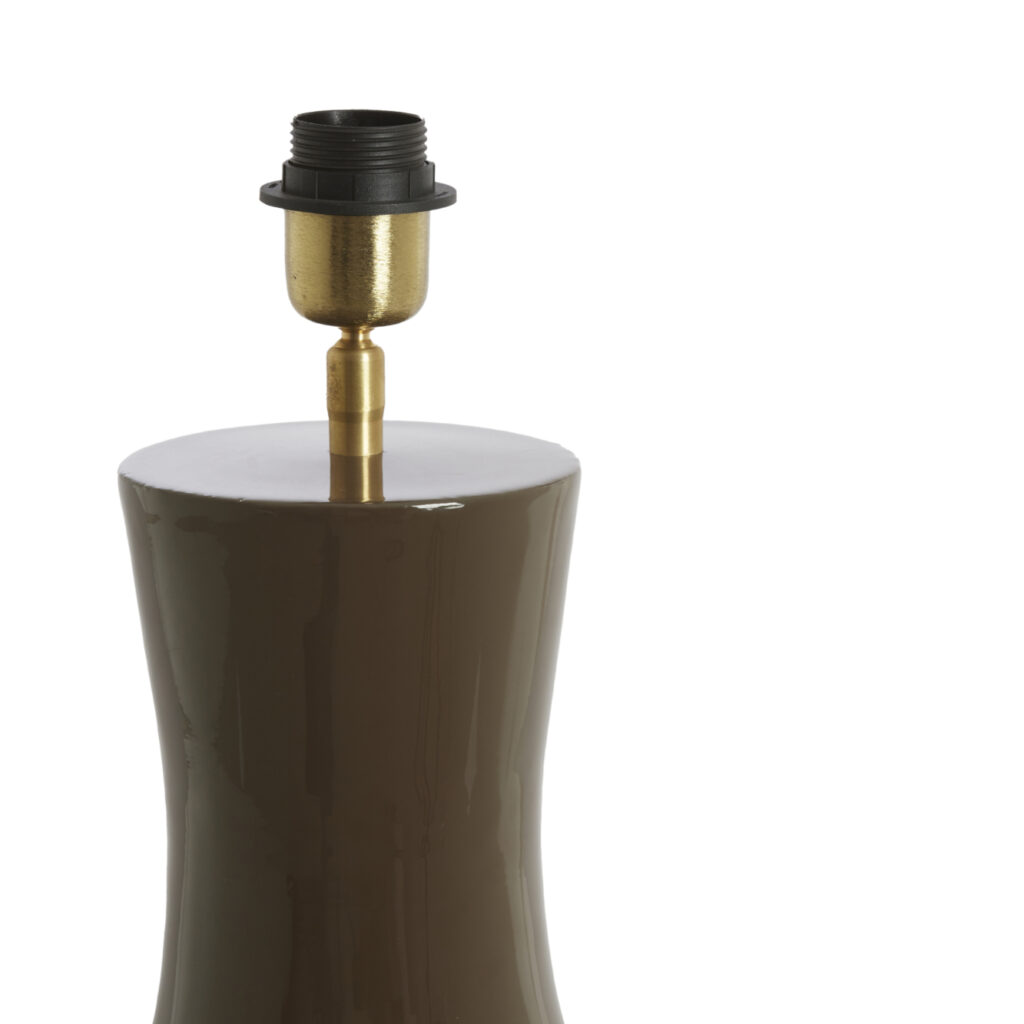 Nana Lamp Base | High Shine Milk Chocolate