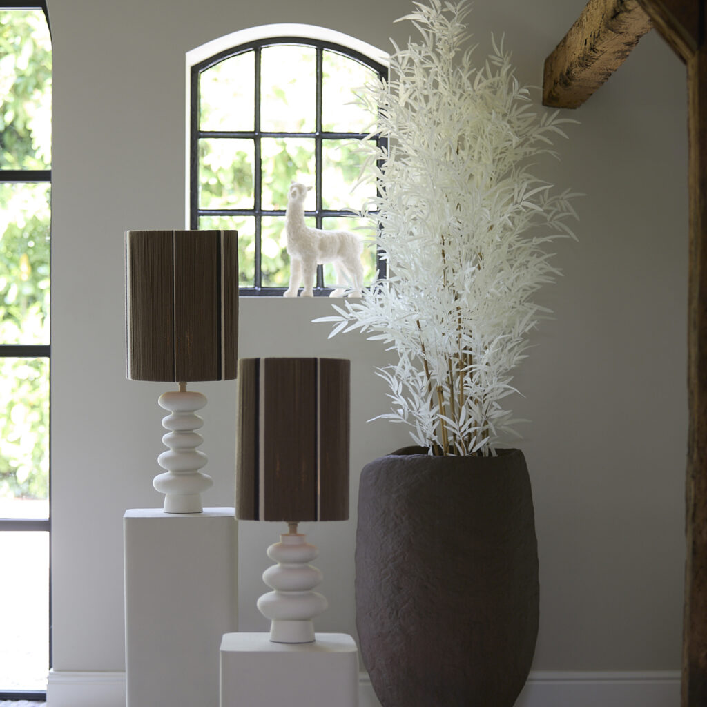 Olona Lamp Base | Chalk White