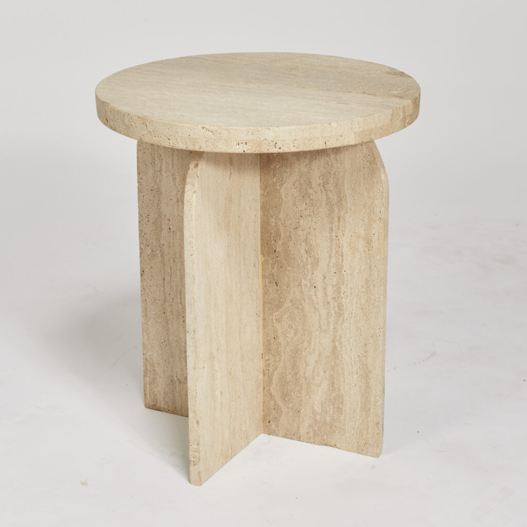 otinia side table | Travertine Sand