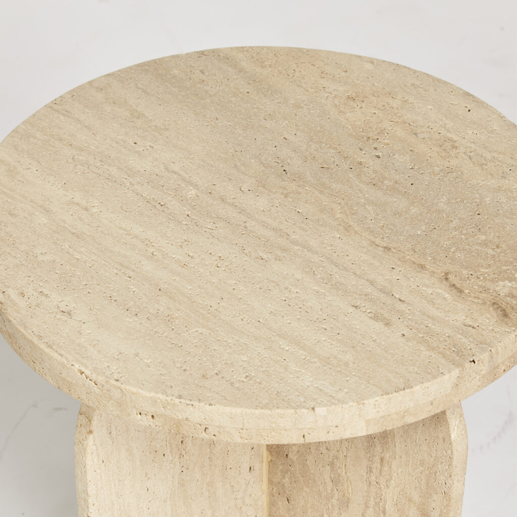 otinia side table | Travertine Sand