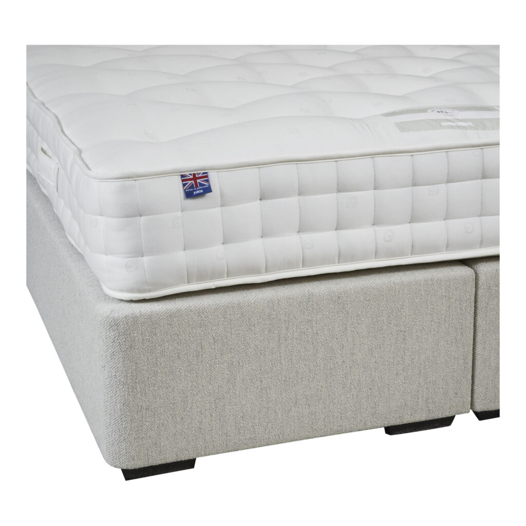 Covered Platform Top Super King Divan Base | Mitchell Cloth 05