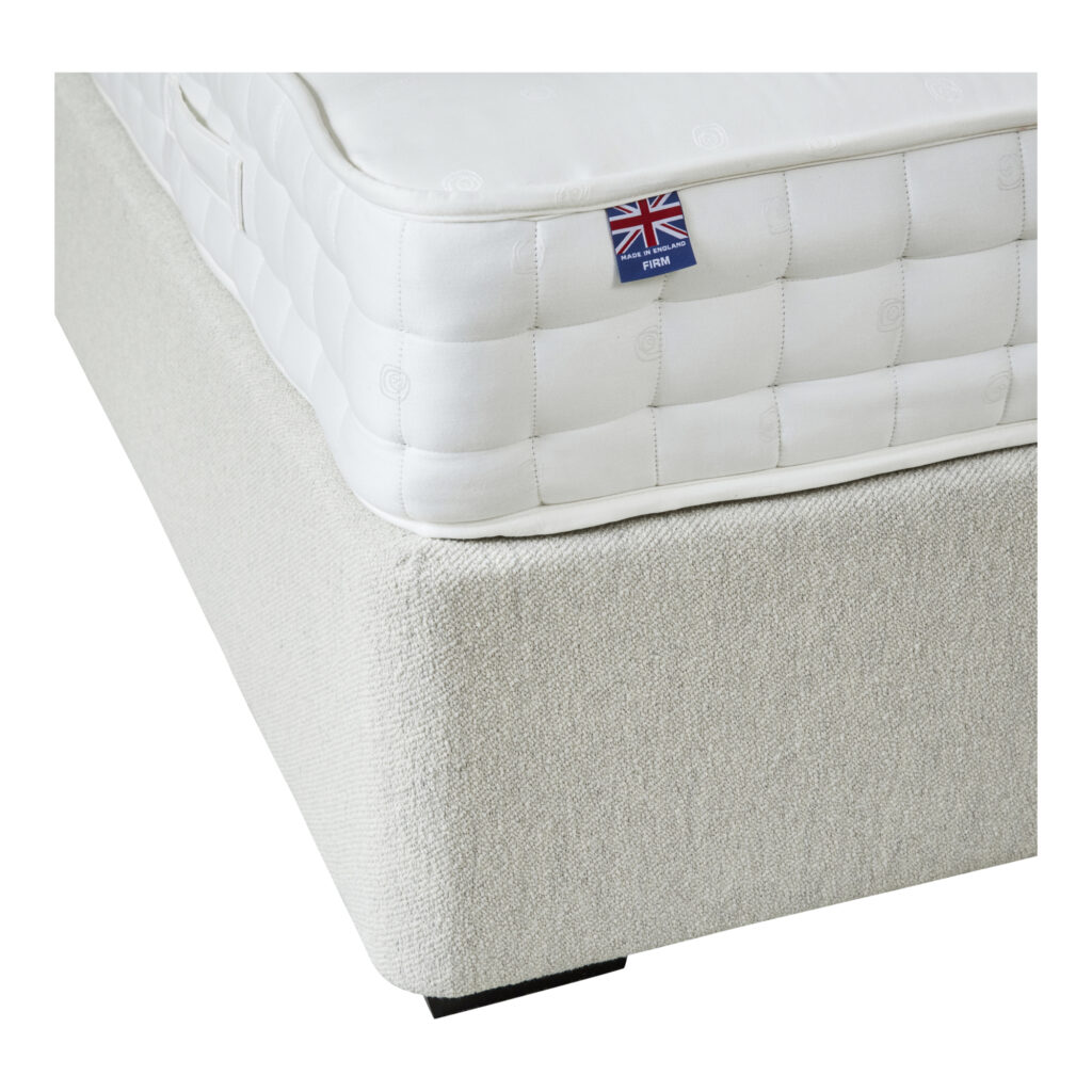 Covered Platform Top Super King Divan Base | Mitchell Cloth 05