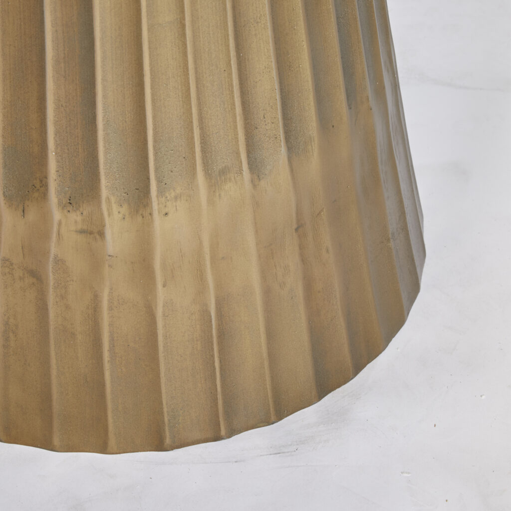 Rainne Dining/Centre Table | Antique Bronze and Taupe Marble