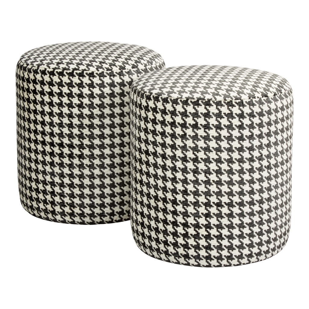 stock round stool | lazio salt and pepper
