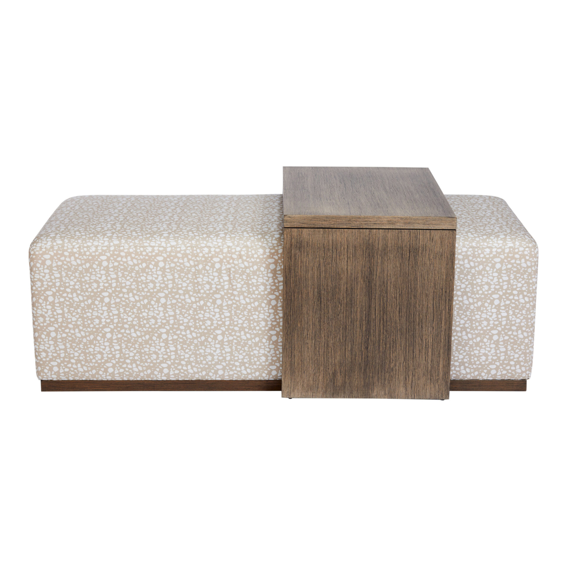 Gallagher Ottoman Coffee Table | Eva Sonaike Batik Beige