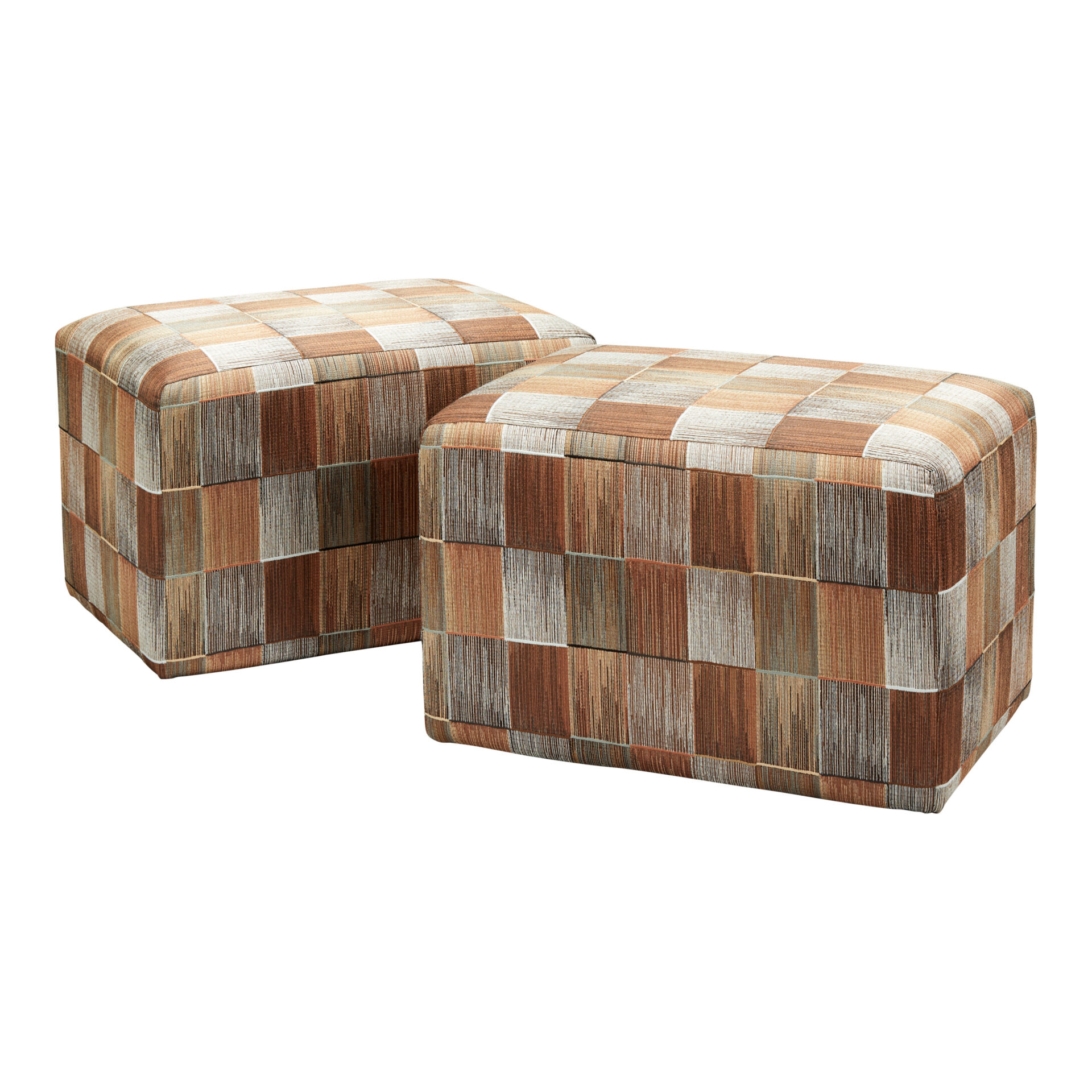 RECTANGULAR OTTOMAN | SEKANI CINNAMON