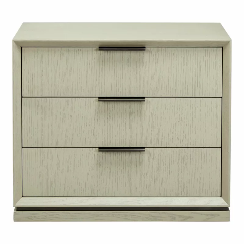 Savannah Bedside | Light Oak with Bronze, 700mm