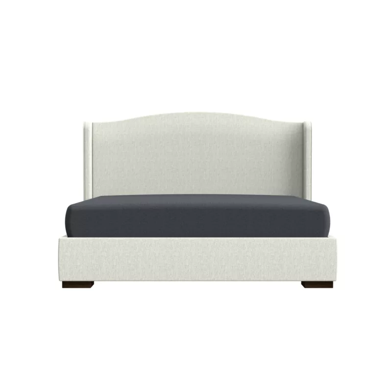 Holiday Winged Upholstered Bed