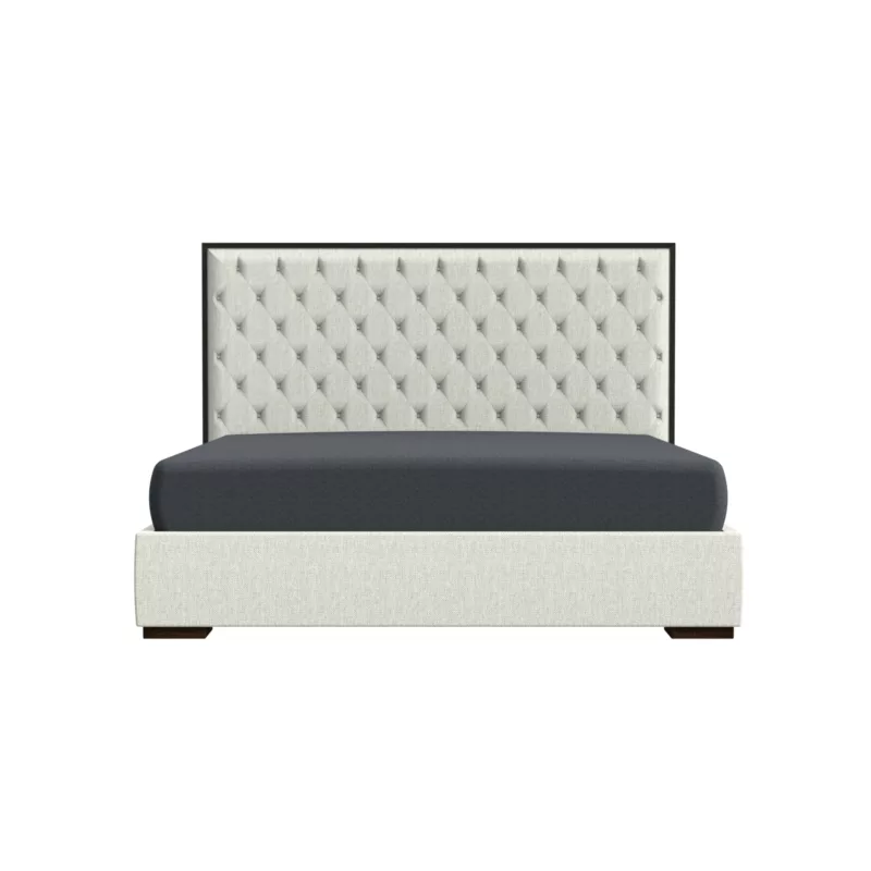 Modern Deep Buttoned Upholsered Bed