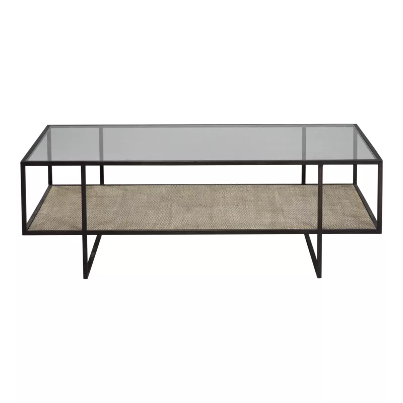 Benedict Coffee Table | Bronze Rattan