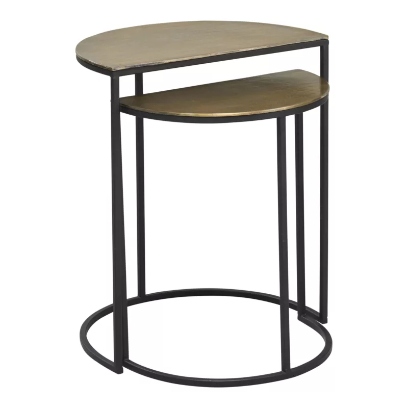 Demi Lune Nest Side Table