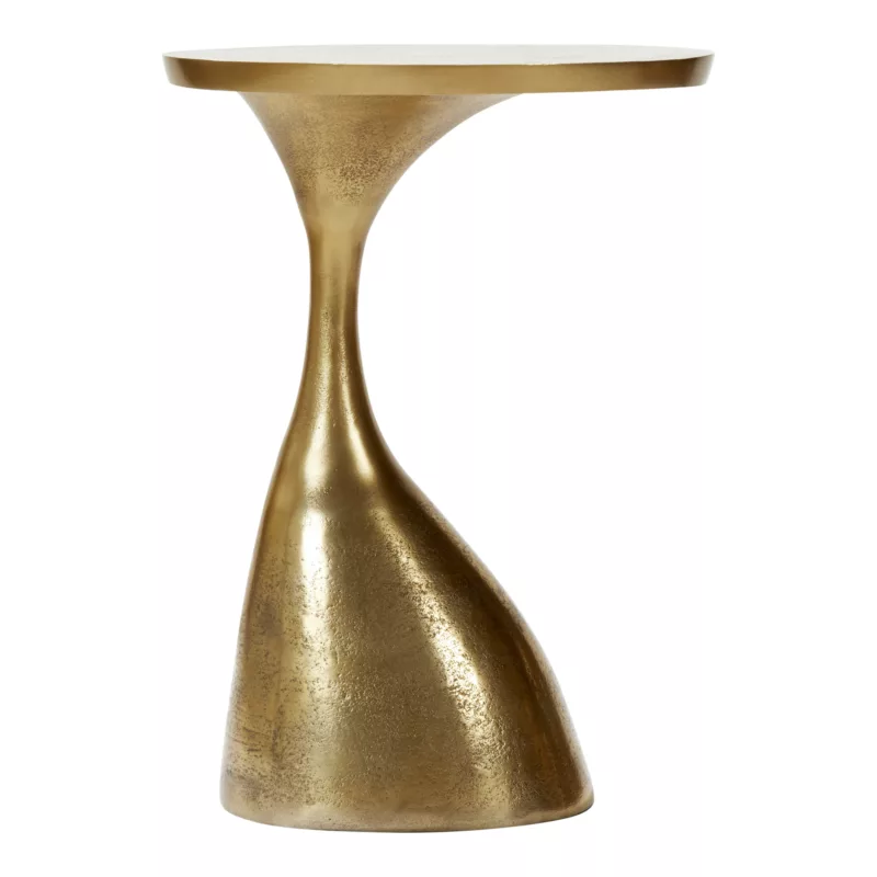 Macau Side Table | Antique Brass, Medium