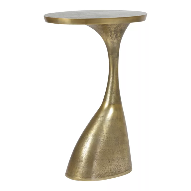 Macau Side Table | Antique Brass, Tall