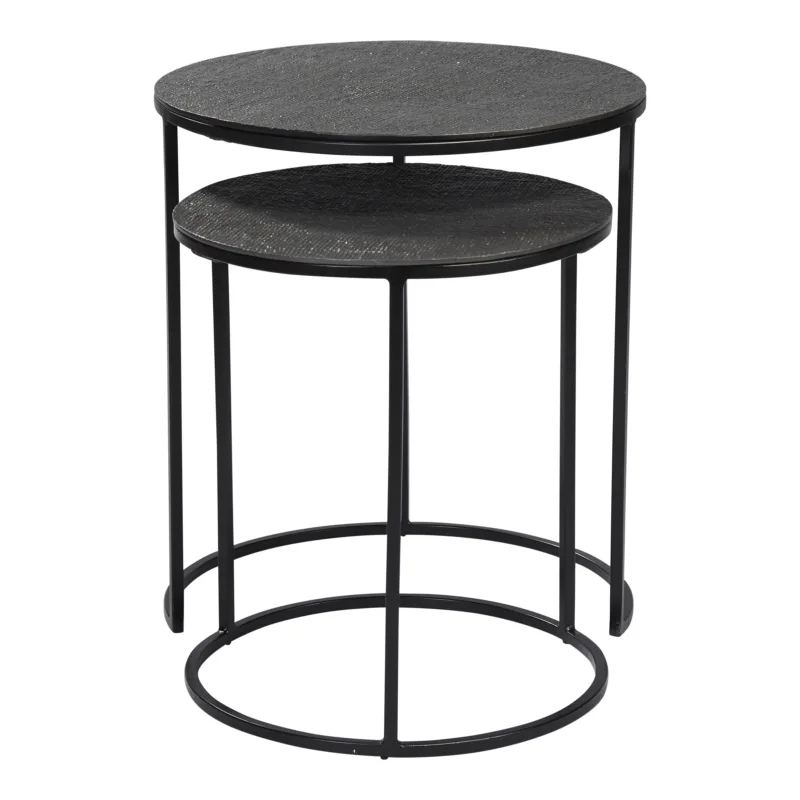 Rengo Nest of Side Table | Black