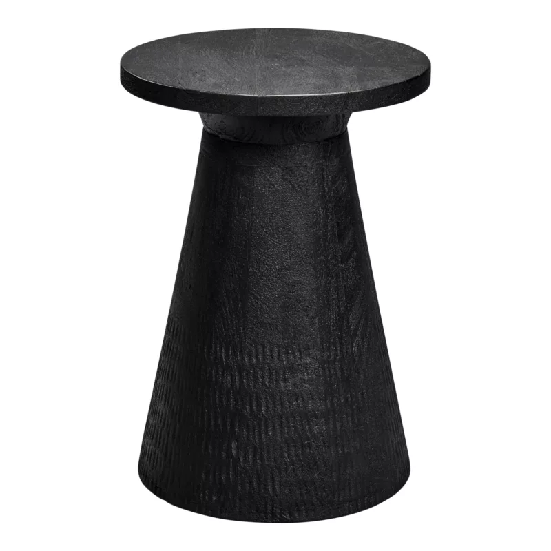 Patrick Side Table | Matt Black, 500mm