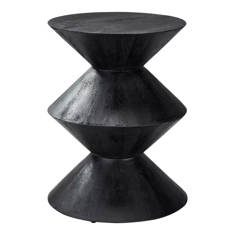 Lagos Side Table | Matt Black, 400mm x 500mm