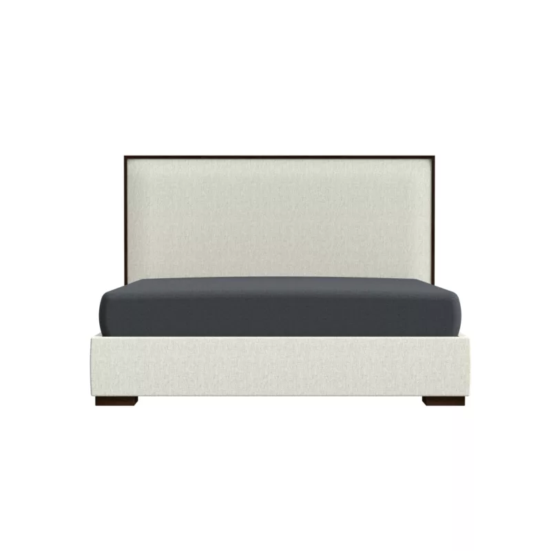 Modern Plain Upholstered Bed