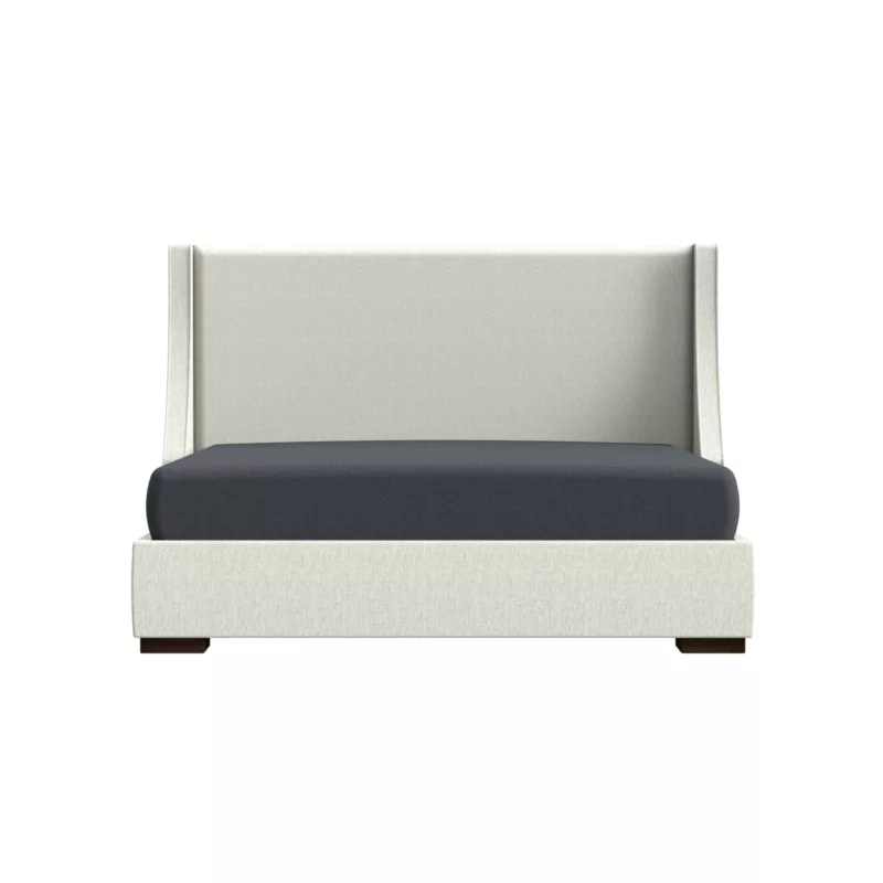 Winged Upholstered Bed