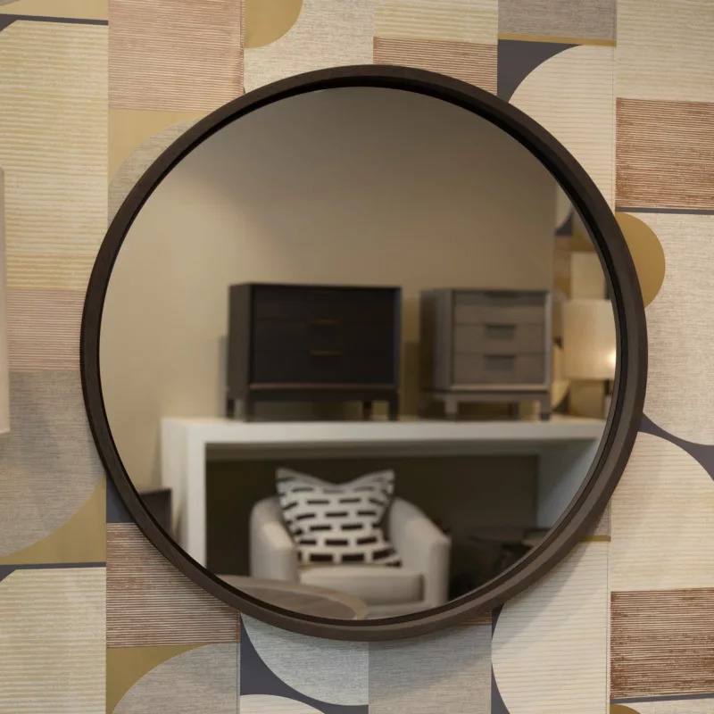 Glencoe Mirror | Mocha