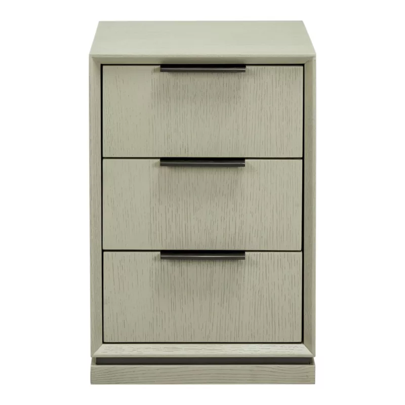 Savannah Bedside | Light Oak with Bronze, 400mm