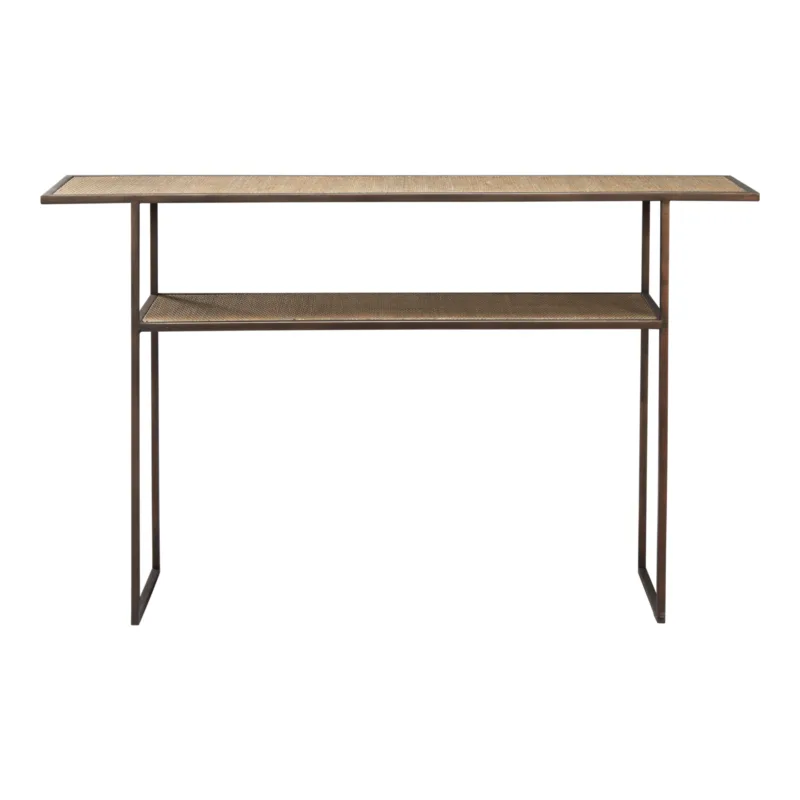 Barden Console Table | Bronze Rattan, 1200mm