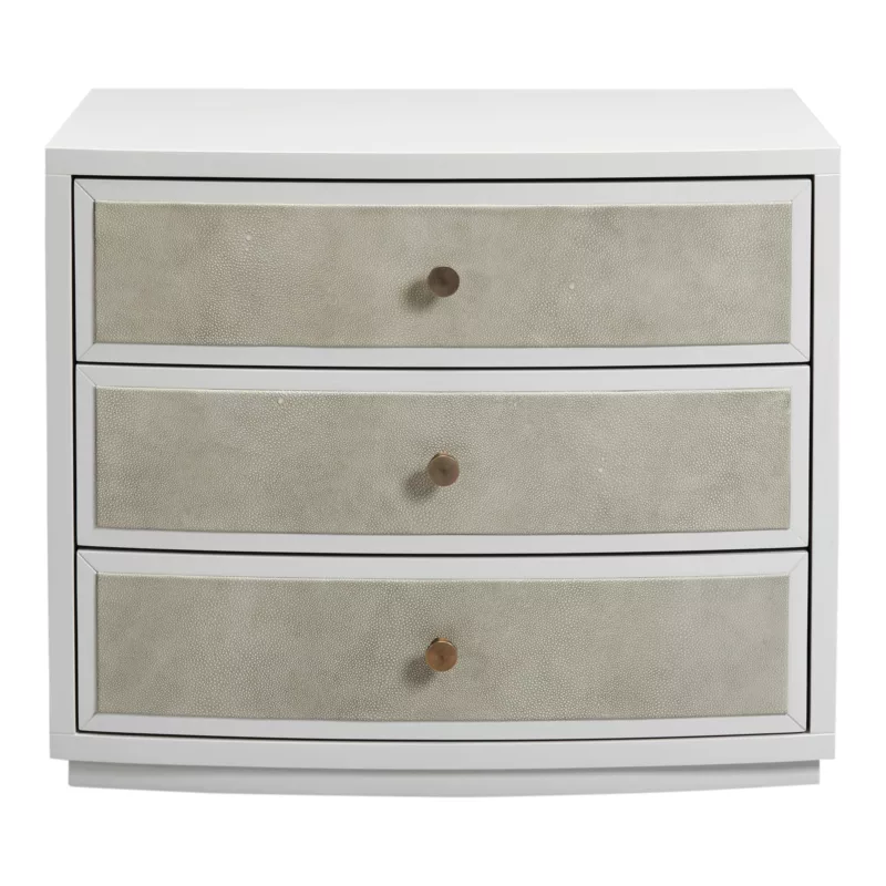 Diaz Bedside | French Grey Shagreen, 750mm