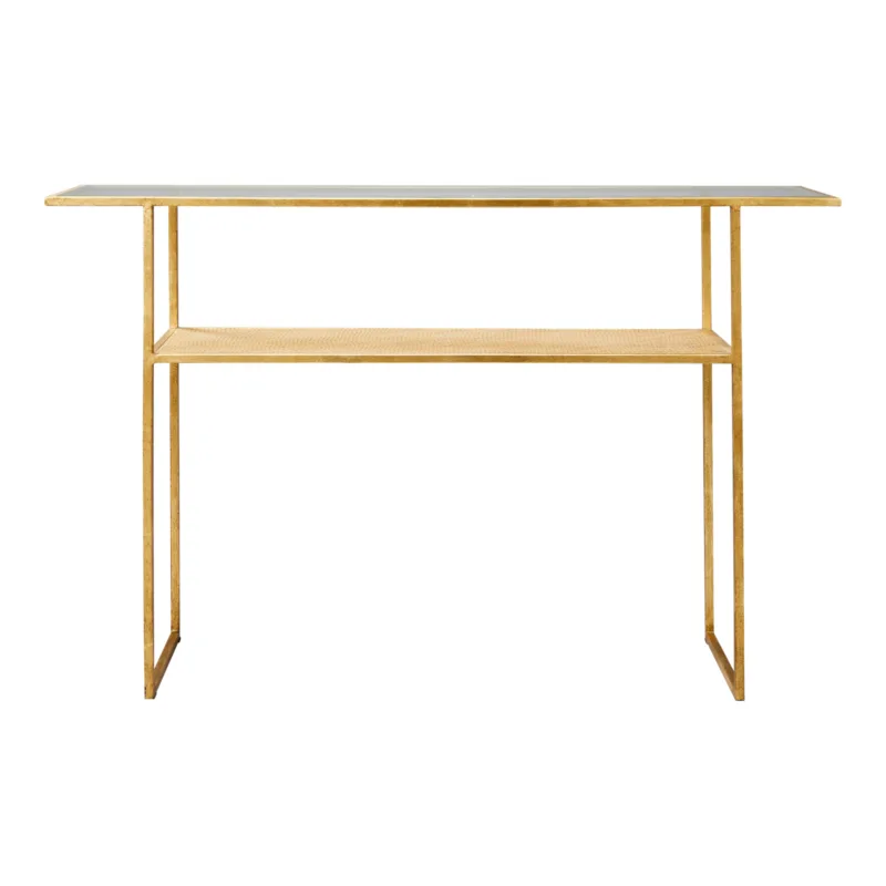 Barden Console Table | Antique Gold and Pandan, 1200mm