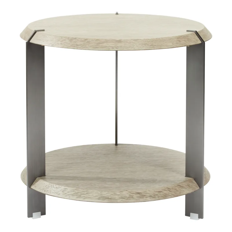 Kenilworth Round Side Table | Latte 600mm