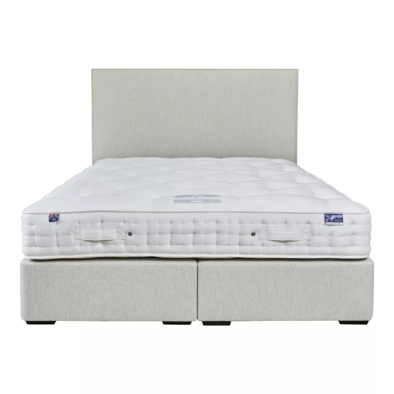 Platform top divan bed base | mitchell cloth 05 1500mm x 2000mm