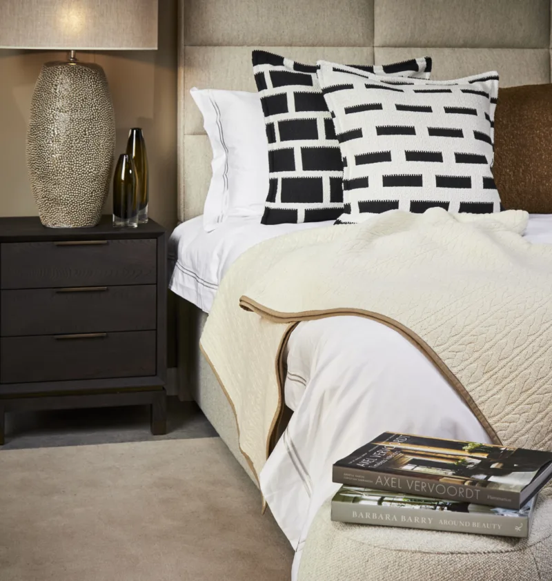 Bourneville Super King Headboard | Mitchell Cloth 05