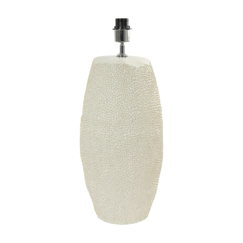 Kimberley Large Lamp Base | Cream Ceramic