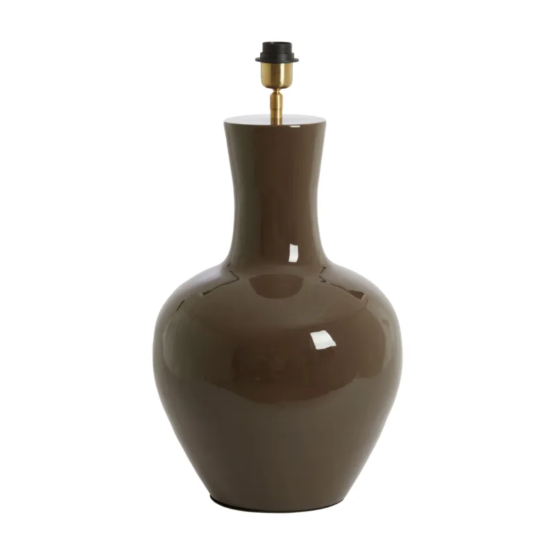 Nana Lamp Base | High Shine Milk Chocolate