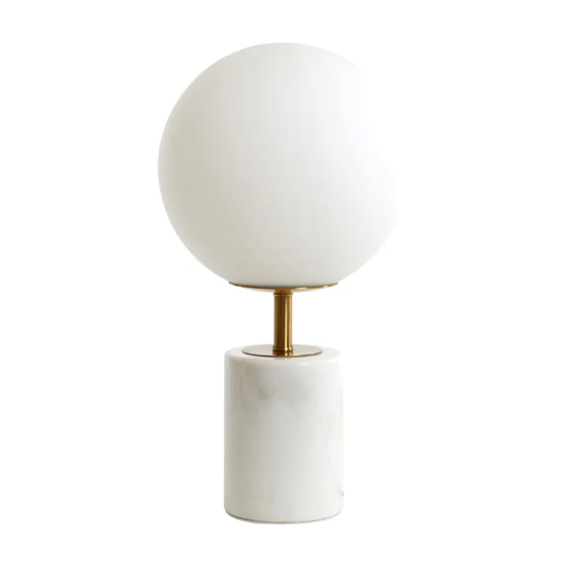 Medina Table Lamp | White Marble