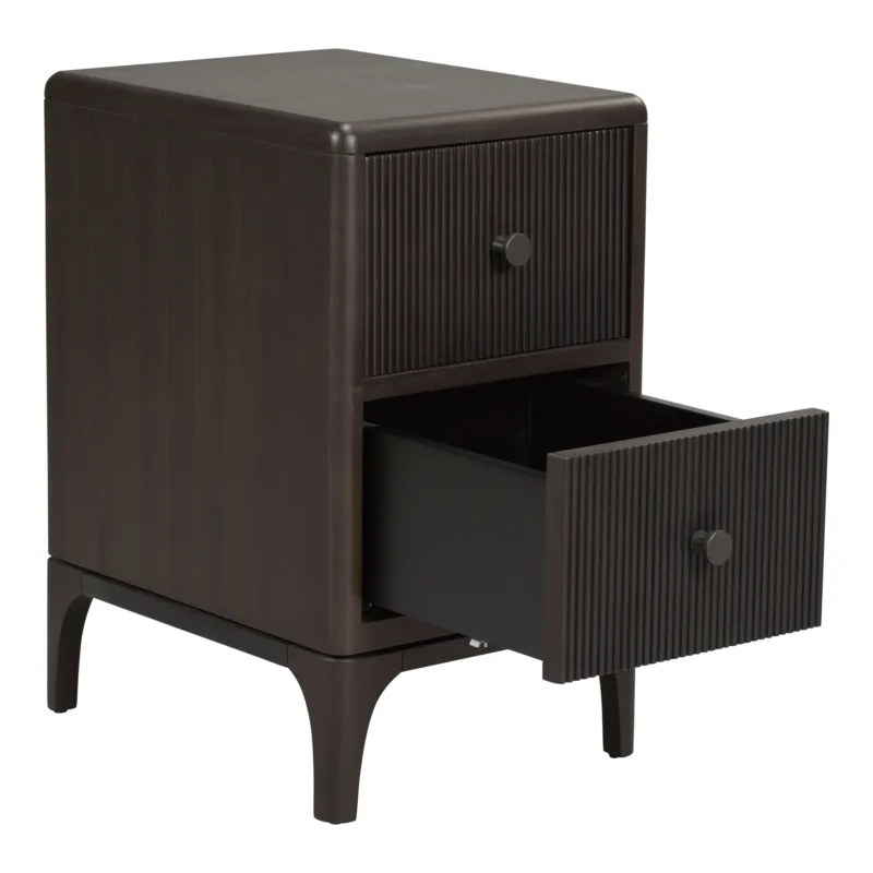 MAYFAIR BEDSIDE 350MM | DARK FINISH