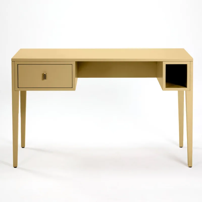 color dressing table | rattan