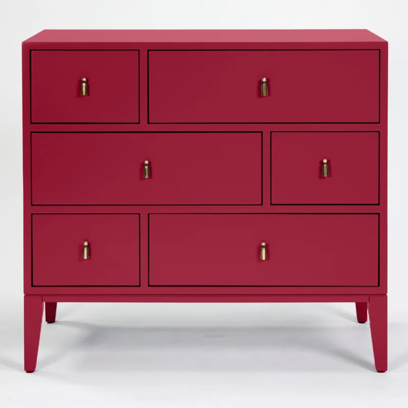 COLOR COLLECTION CHEST OF DRAWERS - RADDICHIO