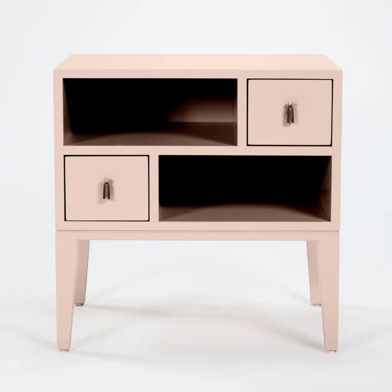 COLOR COLLECTION BEDSIDE TWO DRAWER BOUDOIR