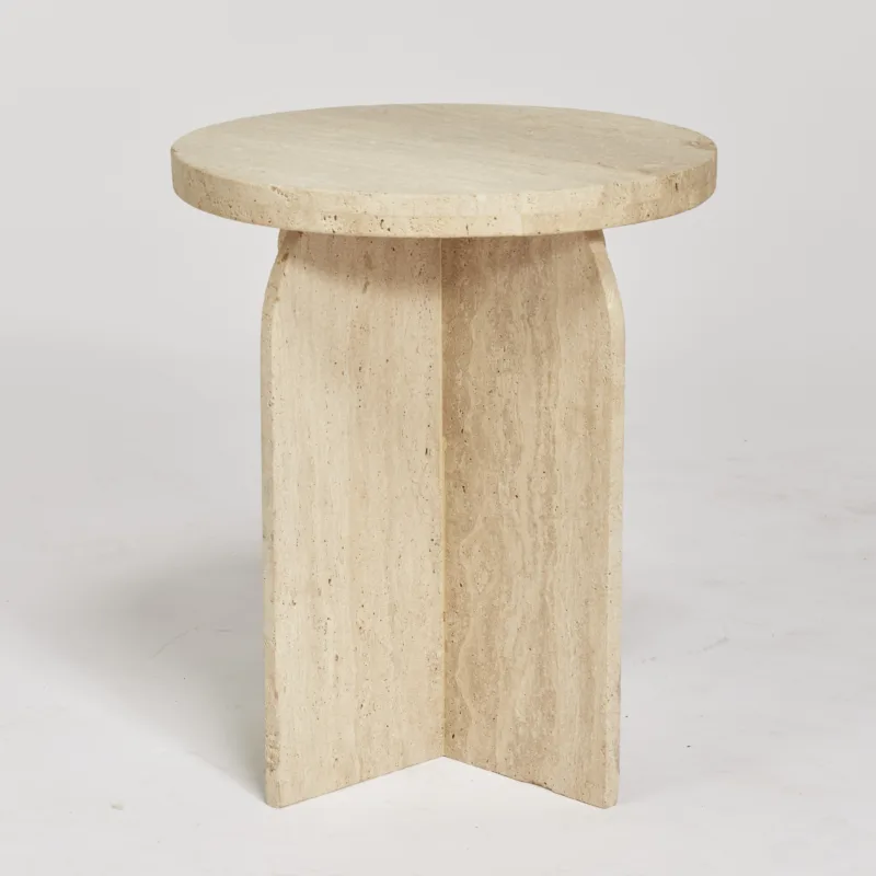 otinia side table | Travertine Sand