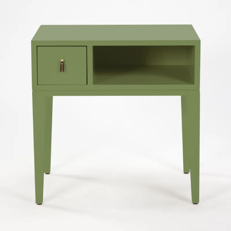 Color Collection Bedside Table One Drawer Chelsea Green 2
